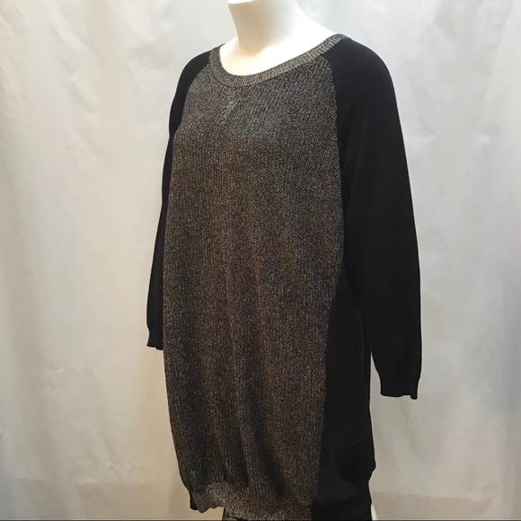 🆕NEW! Metallic Colorblock Sweater Dress - Picture 9 of 15